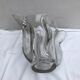 Ancient vase shape cut glass mold transparent design vintage
