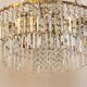 Mid-century crystal chandelier "Model F 518" by Bakalowits & Söhne