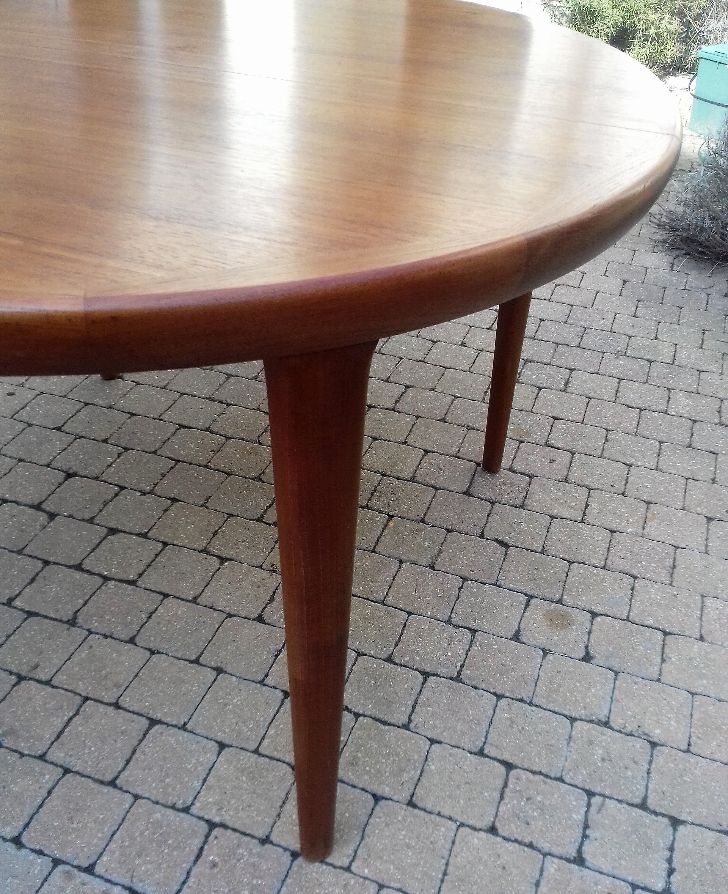 1960s extendable teak table