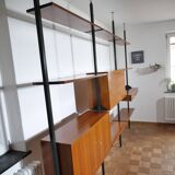 Mid-Century Teak Modular Wall Unit and Room Divider from Italy, 1960s