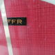 Pendulum wall clock FFR in formica red of the 1960s