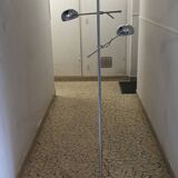 Modular chrome floor lamp