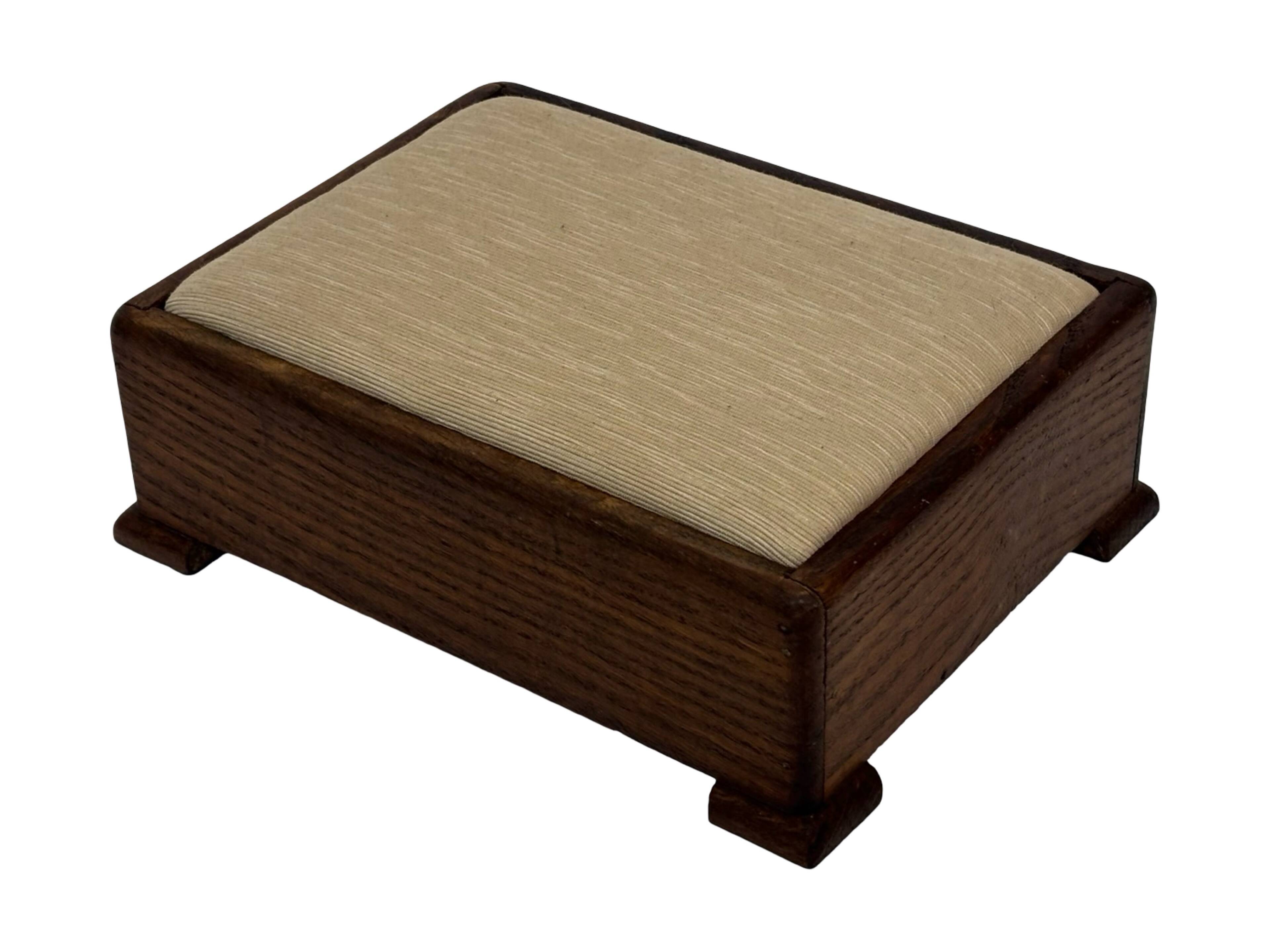 Art Deco footstool foot rest minimalist 30's design