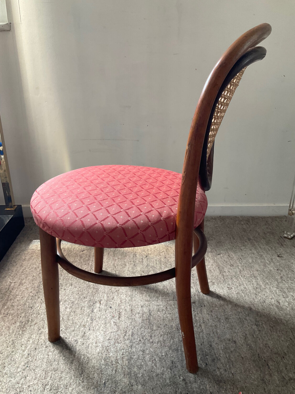 Chaise bistrot cannée enfant vintage