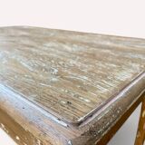 Weathered wooden desk