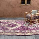 Boujad purple Moroccan rug - 189 x 311 cm
