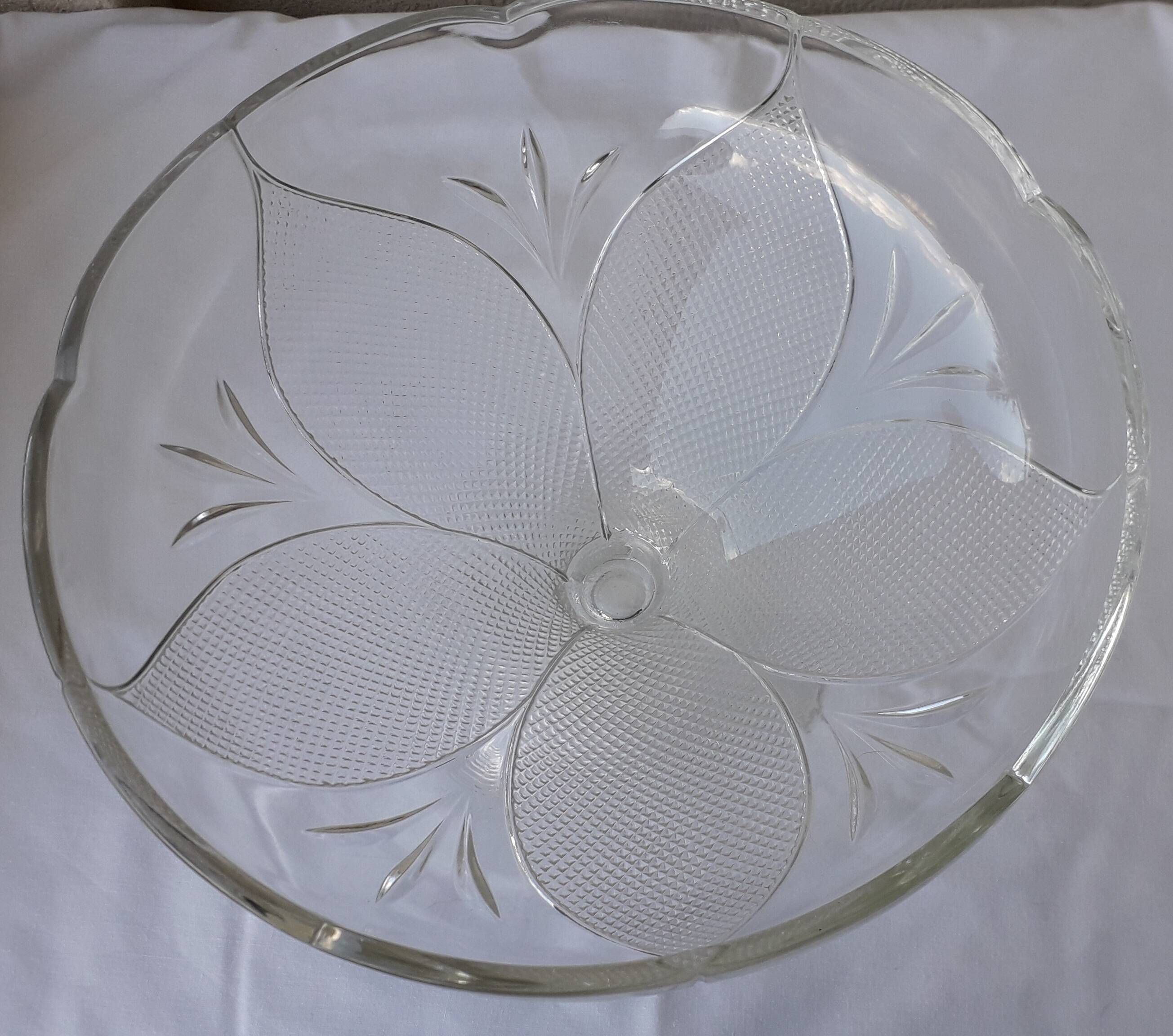Coupe sur pied en verre