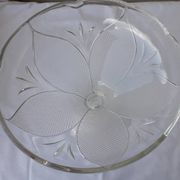 Glass footed bowl