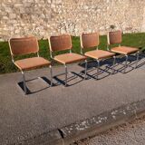 4 chairs b32 cesca by Marcel Breuer