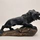 Roaring lion Art Deco signed Magioni