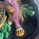 trompe l'oeil plate - Vallauris Majolica - Fish/Seafood -