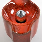Space age ceramic fat lava wall lamp by Cari Zalloni for Leola, 1970s