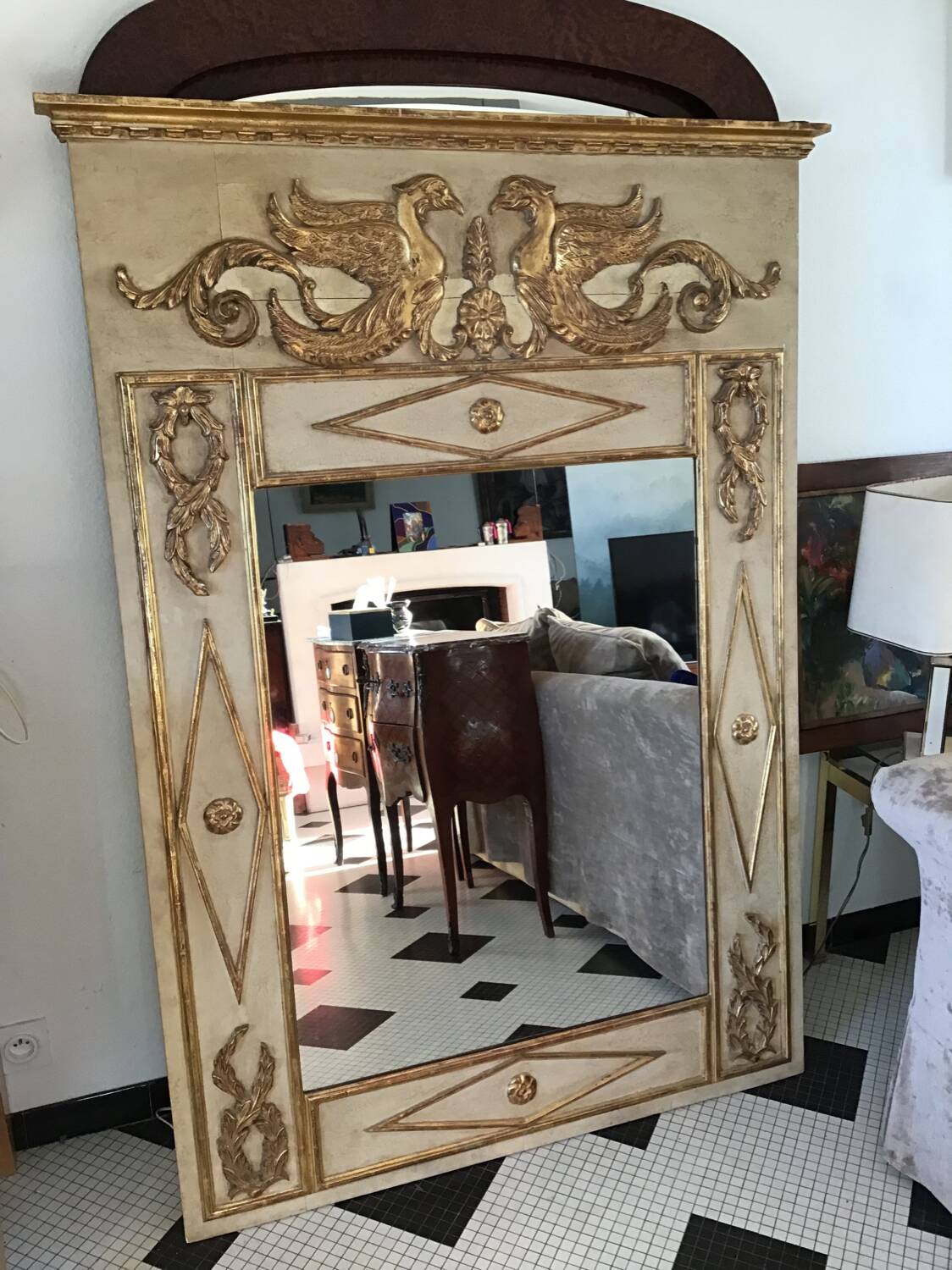 Trumeau mirror