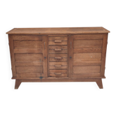 Buffet en chêne René Gabriel, période reconstruction 1950