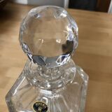 Bohemian crystal whiskey decanter from the 1950s