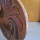 Vallauris ceramic trivia signed Roger Capron polychrome rooster pattern