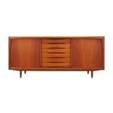 Buffet en teck, design danois, années 1970, fabricant : Dyrlund