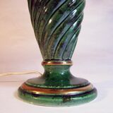 Green ceramic lamp