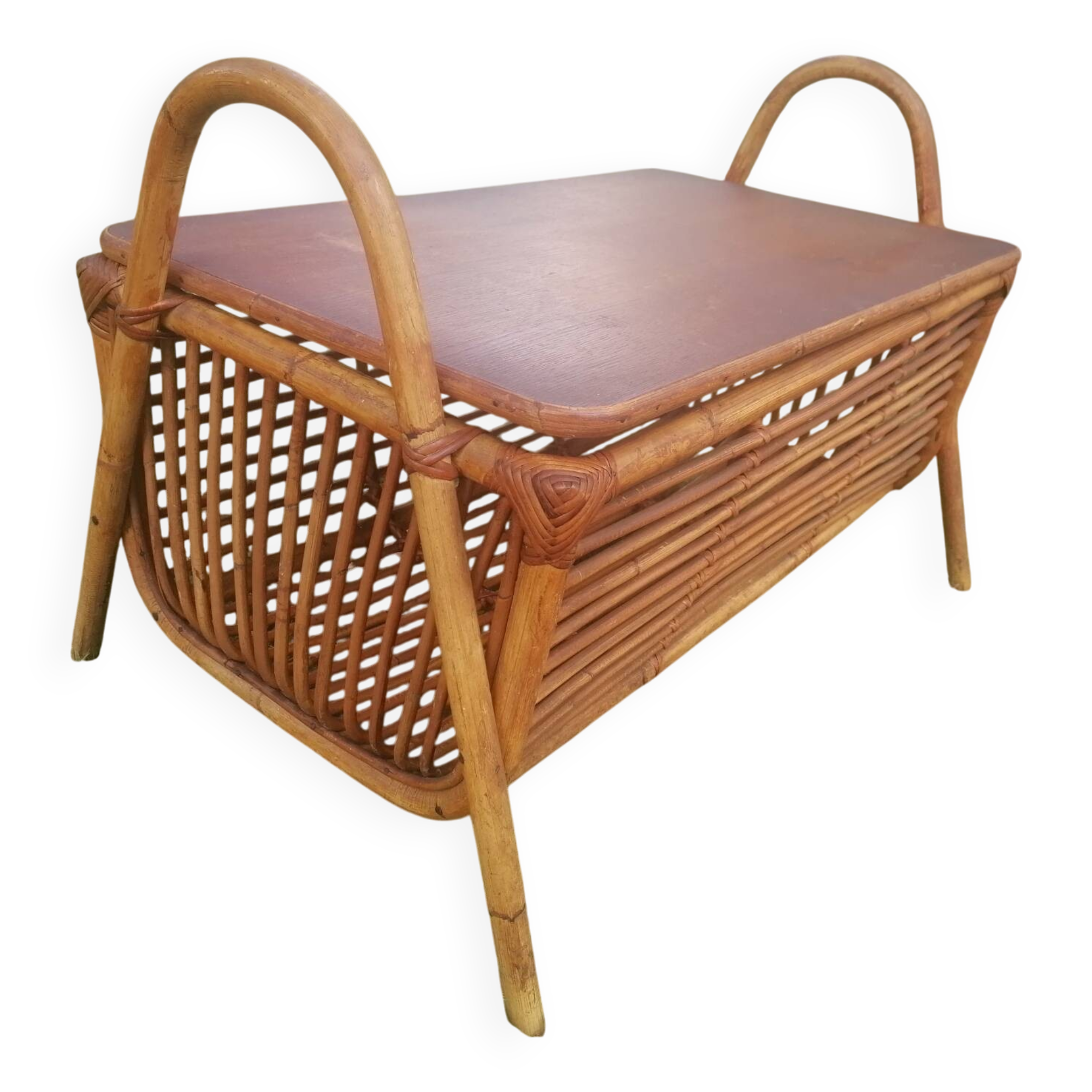 Rattan chest