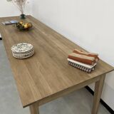 Farm table with tapered legs (300 cm x 90 cm)