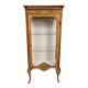 Louis XV style display case in rosewood and gilded bronze
