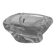 Imposing vintage ashtray in colorless crystal from the Daum house in Nancy