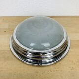 Holophane chrome porthole wall light, ceiling light