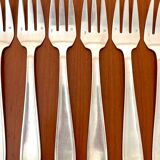 Ravinet d'enfert fish service, 12 place settings with serving cutlery
