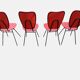 Suite de 4 chaises vintage