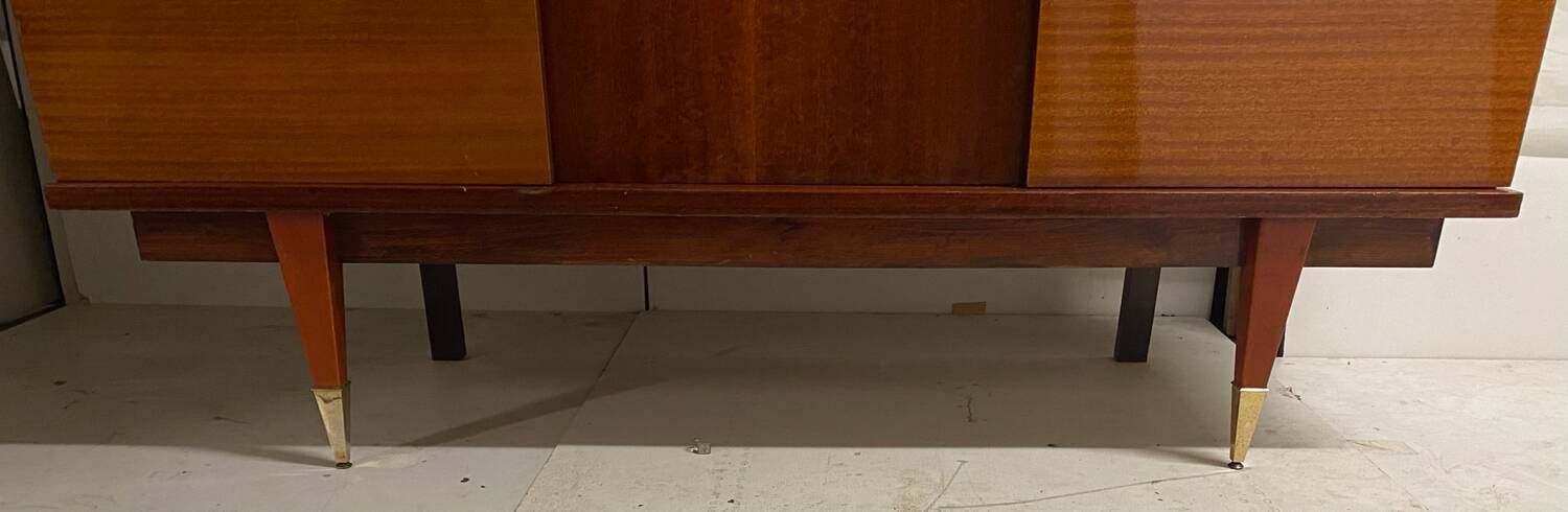 Armoire vintage pieds compas