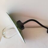 Gooseneck courtyard wall light