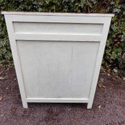 Buffet blanc vintage 2 portes et 2 tiroirs