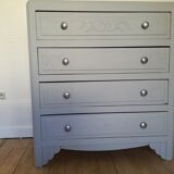 Art deco 1930 chest of drawers