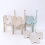 Italian ceramic camel duo, 1970