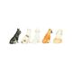 Vintage Set of 5 Dog Porcelain Figurines Figures 9cm