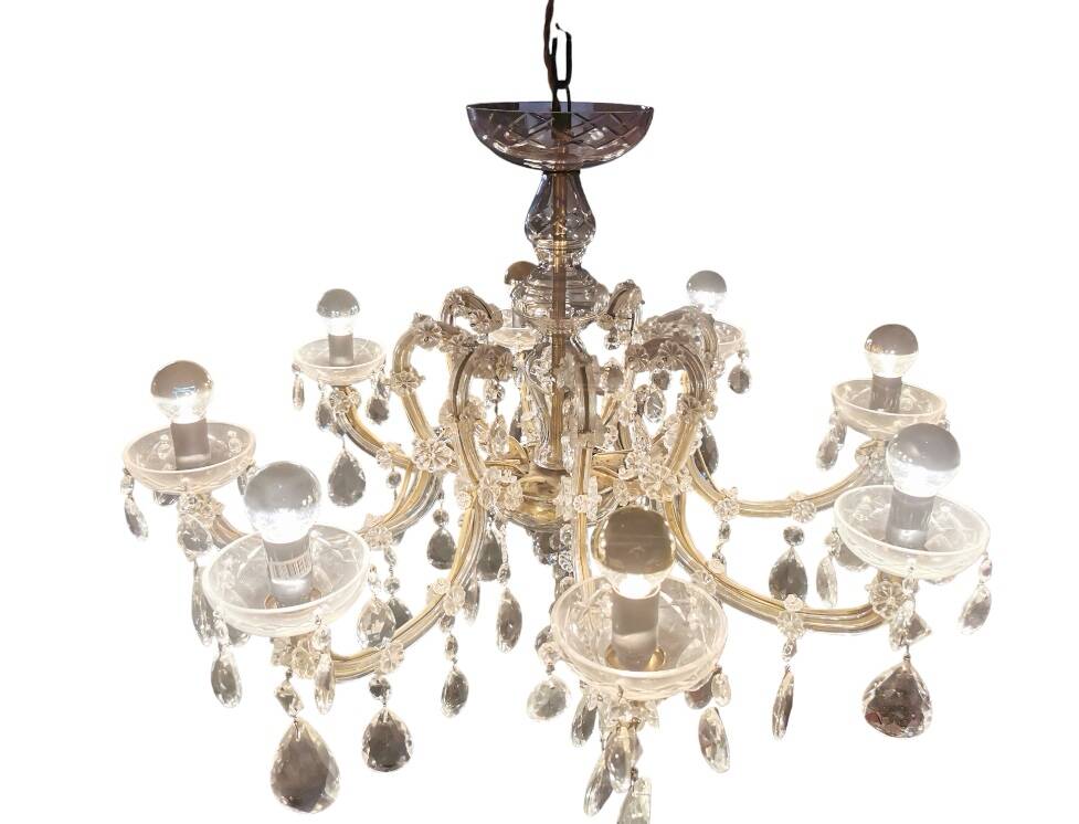 Bohemian crystal chandelier