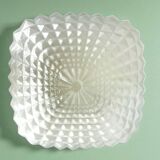 Pair glass flush mount lights wall or ceiling