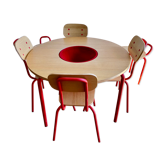 Set of chairs stools and vintage Table Hester for Habitat