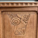 Art Deco oak jam jar (renovated)