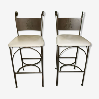 Pair of high chairs