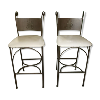 Pair of high chairs