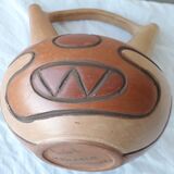 Terracotta pottery vase