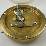 60s 70s Limburg Glashütte ceiling lamp glass space age design