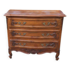 Commode 3 tiroirs noyer