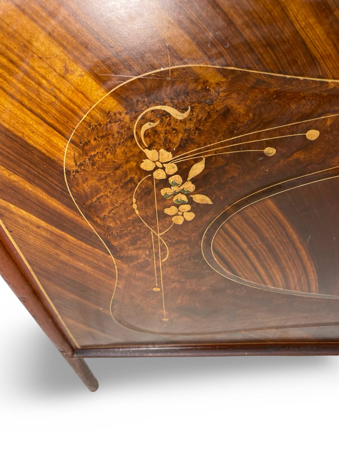 Cadre de lit Art déco italien une place et demie, 1925