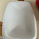 Vintage enamelled cast iron casserole dish