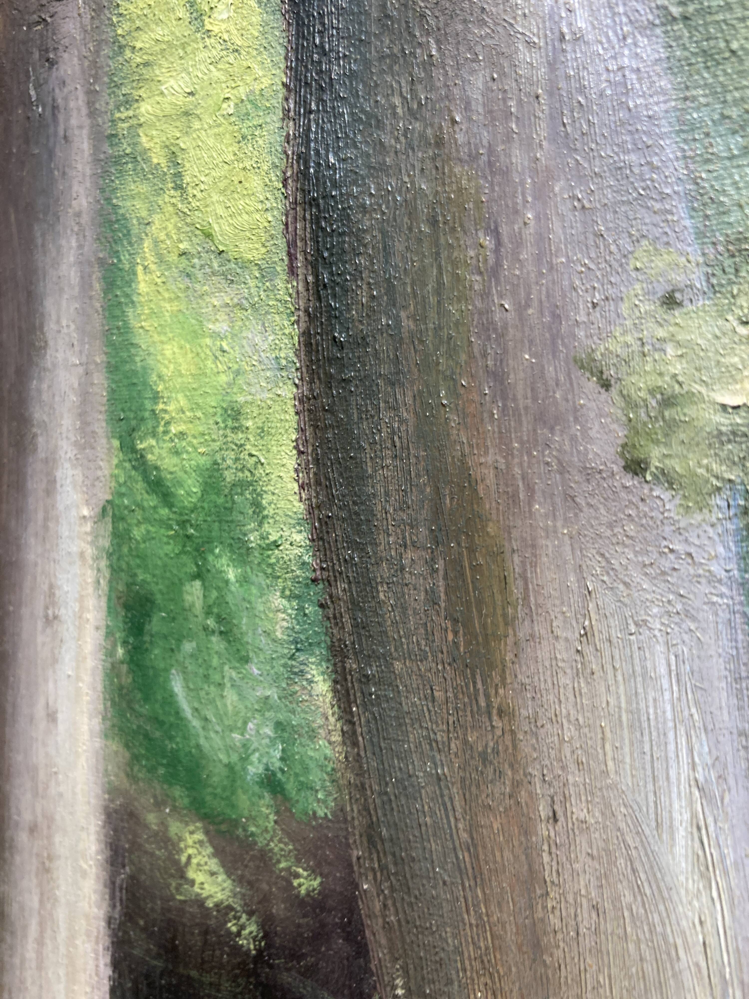 Original acrylic framed on two sides by J. Sabyt