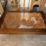 Vintage pine scale coffee table