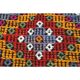 1970s vintage Turkish Oushak handmade wool cotton orange area rug 177x256
