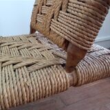 Wooden armchairs and rope 1950